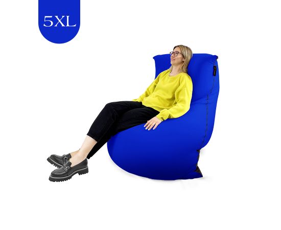 Бескаркасное кресло-мешок SNUGG™ - Cobalt Blue (синий), Цвет: Cobalt Blue, Категория ткани: Спандекс, изображение 2