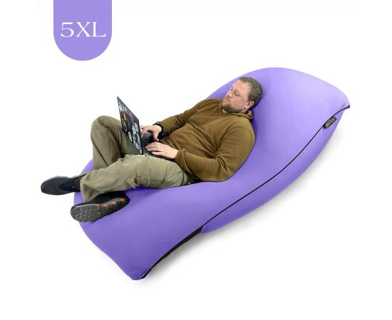 Бескаркасное кресло-мешок SNUGG™ - Lavender Queen (лавандовый), Цвет: Lavender Queen, Категория ткани: Спандекс, изображение 3