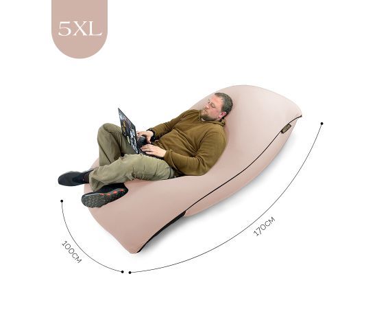 Бескаркасное кресло-мешок SNUGG™ - Purple Rain (фиолетовый), Цвет: Purple Rain, Категория ткани: Спандекс, изображение 4