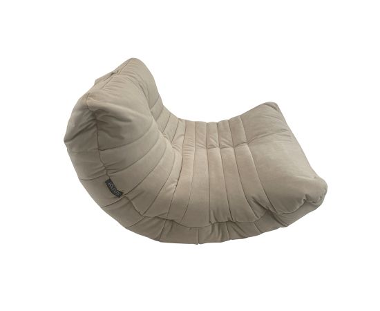 Бескаркасное кресло Acoustic Sofa™ - Eco Weave (бежевое) велюрБескаркасное кресло Acoustic Sofa™ - Eco Weave (бежевое) велюр