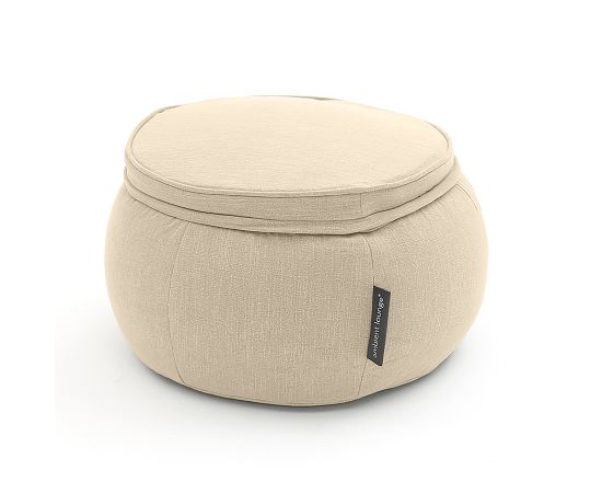 Бескаркасный пуф Wing Ottoman™ - Eco Weave (бежевый), Цвет: Eco Weave, Категория ткани: Шенилл, изображение 3