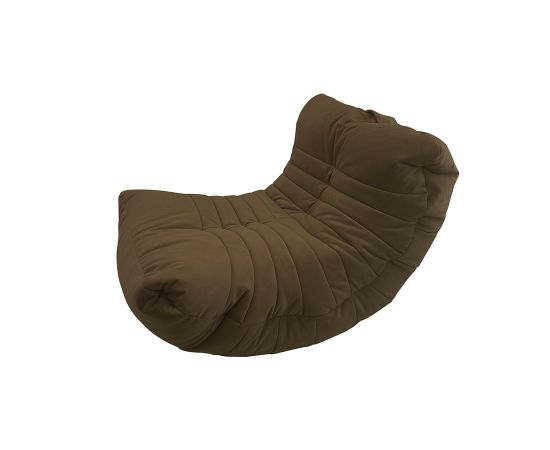 Бескаркасное кресло Acoustic Sofa™ - Hot Chocolate (шоколадное) велюр