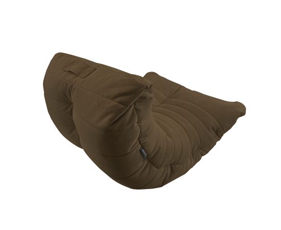 Бескаркасное кресло Acoustic Sofa™ - Hot Chocolate (шоколадное) велюр