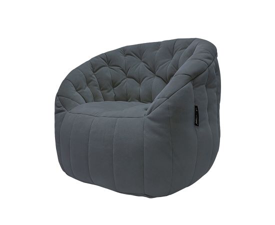 Комплект бескаркасной мебели Contempo Package - Luscious Grey (серый велюр), Цвет: Luscious Grey, Категория ткани: Велюр, изображение 5