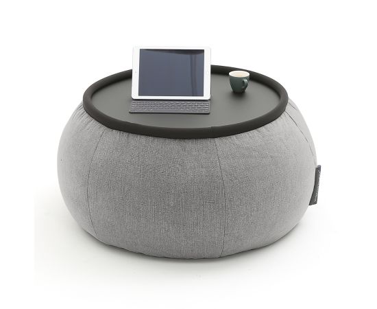 Бескаркасный стол-пуф Versa Table™ - Luscious Grey (серый), Цвет: Luscious Grey, Категория ткани: Шенилл, изображение 3