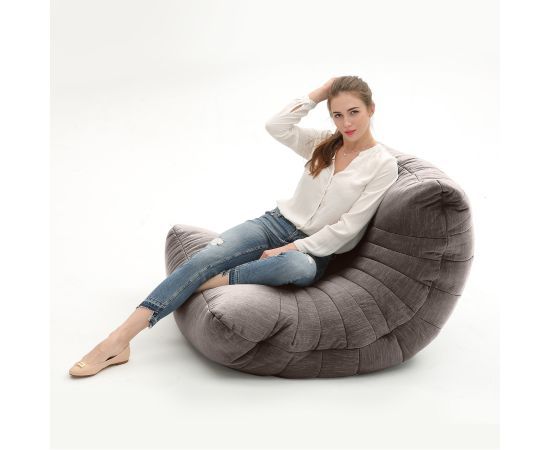 Комплект бескаркасной мебели Acoustic Lounge - Hot Chocolate (шоколадный), Цвет: Hot Chocolate, Категория ткани: Шенилл, изображение 2