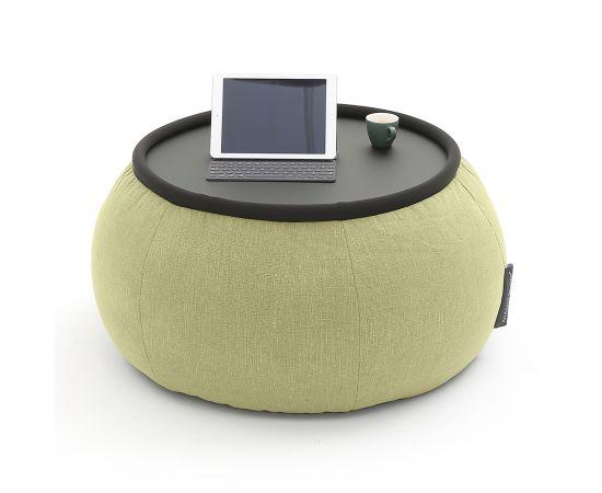 Бескаркасный стол-пуф Versa Table™ - Lime Citrus (светло-зеленый), Цвет: Lime Citrus, Категория ткани: Шенилл, изображение 3