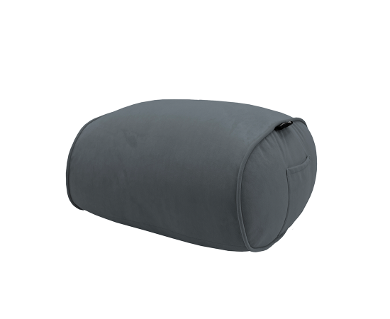 Комплект бескаркасной мебели Butterfly Sofa Deluxe - Luscious Grey (серый велюр), Цвет: Luscious Grey, Категория ткани: Велюр, изображение 2