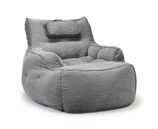 Бескаркасное кресло Tranquility Armchair™ - Luscious Grey (серый), Цвет: Luscious Grey, Категория ткани: Шенилл, изображение 2