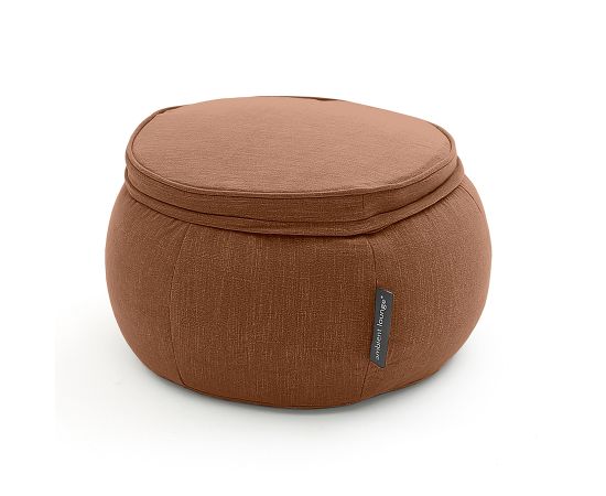 Wing Ottoman - Terra Cocta (Шенилл), Цвет: Terra Cocta, Категория ткани: Шенилл, изображение 3