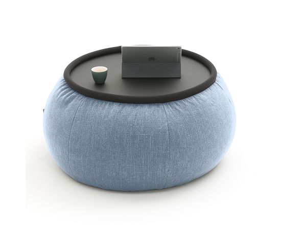 Бескаркасный стол-пуф Versa Table™ - Blue Jazz (синий), Цвет: Blue Jazz, Категория ткани: Шенилл, изображение 2