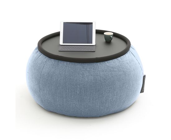 Бескаркасный стол-пуф Versa Table™ - Blue Jazz (синий), Цвет: Blue Jazz, Категория ткани: Шенилл, изображение 3