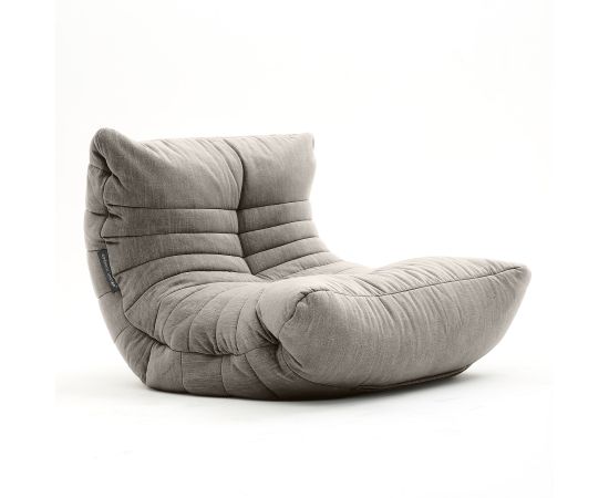 Комплект бескаркасной мебели Acoustic Lounge - Keystone Grey (светло-серый), Цвет: Keystone Grey, Категория ткани: Шенилл, изображение 4