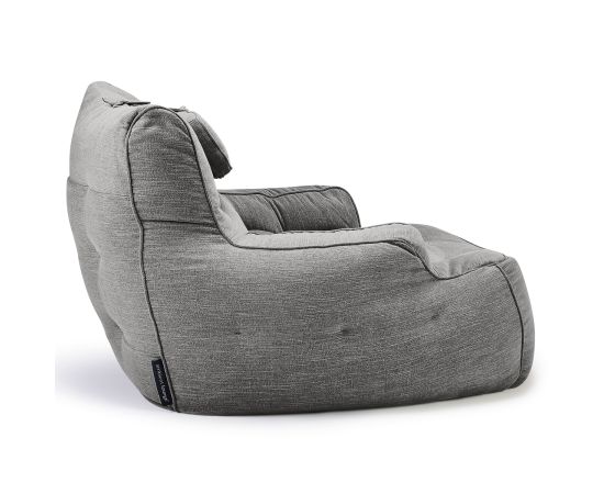 Бескаркасное кресло Tranquility Armchair™ - Luscious Grey (серый), Цвет: Luscious Grey, Категория ткани: Шенилл, изображение 3