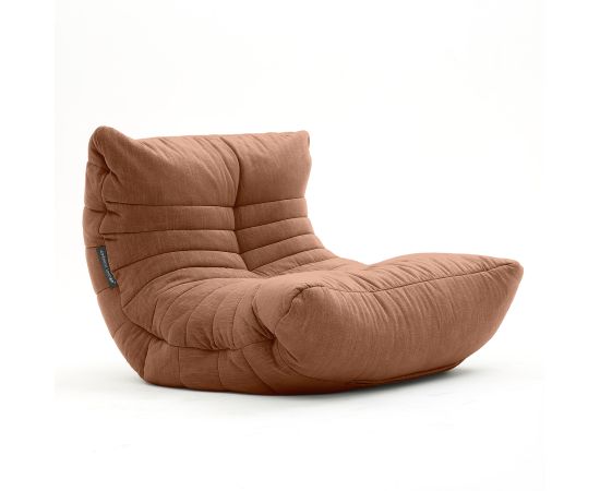 Комплект бескаркасной мебели Acoustic Lounge - Keystone Grey (светло-серый), Цвет: Terra Cocta, Категория ткани: Шенилл, изображение 4