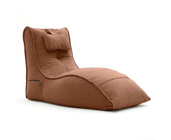 Бескаркасное лаунж кресло для домашнего кинотеатра Avatar Sofa™ - Black Sapphire (черный), Цвет: Terra Cocta, Категория ткани: Шенилл, изображение 3