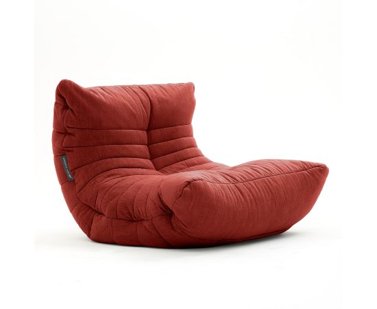 Бескаркасное анатомическое кресло Acoustic Sofa™ - Wildberry Deluxe (красный шенилл), Цвет: Wildberry Deluxe, Категория ткани: Шенилл