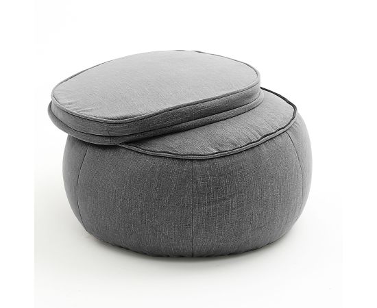 Бескаркасный пуф Wing Ottoman™ - Black Sapphire (черный), Цвет: Black Sapphire, Категория ткани: Шенилл, изображение 2