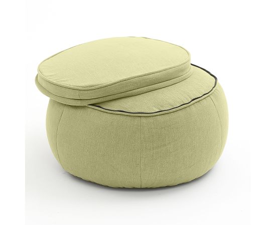 Бескаркасный пуф Wing Ottoman™ - Lime Citrus (светло-зеленый), Цвет: Lime Citrus, Категория ткани: Шенилл, изображение 2