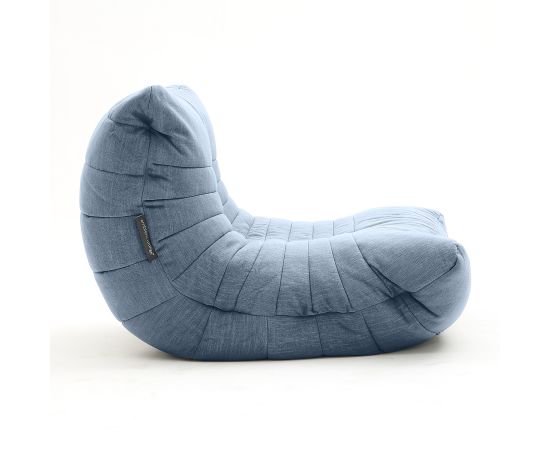 Комплект бескаркасной мебели Acoustic Lounge - Blue Jazz (синий), Цвет: Blue Jazz, Категория ткани: Шенилл, изображение 5