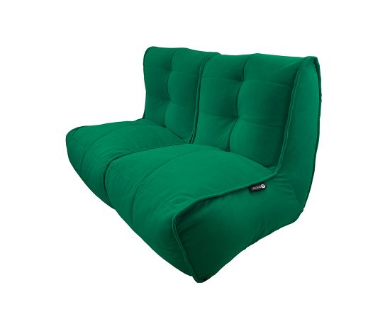 Бескаркасный двухместный диван Twin Couch™ - Forest Green(зеленый), Цвет: Forest Green, Категория ткани: Велюр, изображение 9