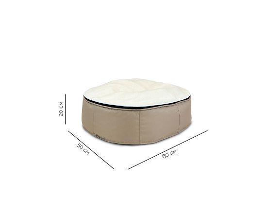 Лежак для собак Pet Lounge - Cappuccino Sheep, Цвет лежака: Cappuccino Sheep, Размер лежака: Small 60см, изображение 7