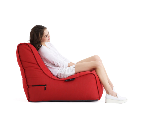 Бескаркасное кресло для сада Evolution Sofa™ - Crimson Vibe (красный), Цвет: Crimson Vibe, Категория ткани: Оксфорд, изображение 2