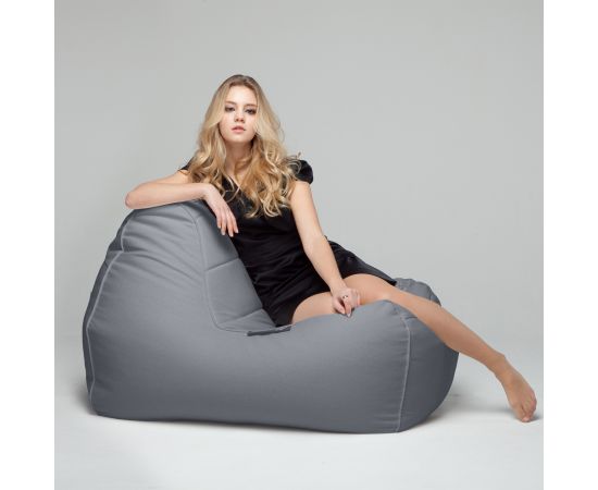 Кожаное кресло Tivoli Lounger™ - Luscious Grey (серое)