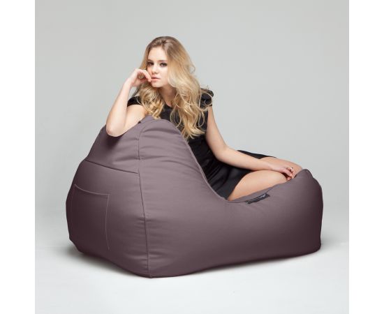 Кожаное кресло Tivoli Lounger™ - Purple Rain (Замша)