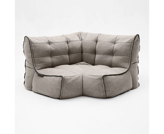 Соединящий угловой модуль Twin Modular Corner™ - Keystone Grey (светло-серый), Цвет: Keystone Grey, Категория ткани: Шенилл, изображение 2