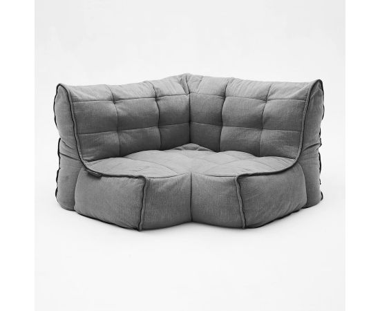 Соединящий угловой модуль Twin Modular Corner™ - Keystone Grey (светло-серый), Цвет: Luscious Grey, Категория ткани: Шенилл, изображение 2