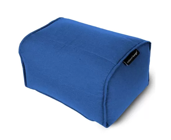 Бескаркасный пуф для ног Ottoman™ - Navy Sky (Синий), Цвет: Navy Sky, Категория ткани: Оксфорд, изображение 2