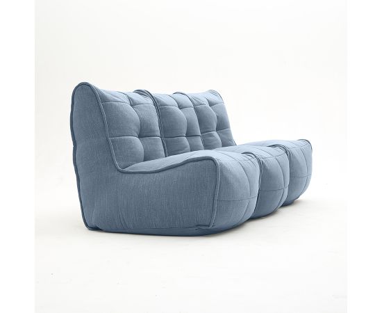 Бескаркасный модульный диван для троих Mod3 Movie Couch™ - Blue Jazz (синий шенилл), Цвет: Blue Jazz, Категория ткани: Шенилл, изображение 2
