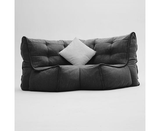 Соединящий угловой модуль Twin Modular Corner™ - Keystone Grey (светло-серый), Цвет: Black Sapphire, Категория ткани: Шенилл, изображение 4