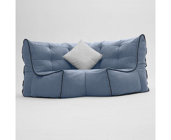 Соединящий угловой модуль Twin Modular Corner™ - Keystone Grey (светло-серый), Цвет: Blue Jazz, Категория ткани: Шенилл, изображение 3