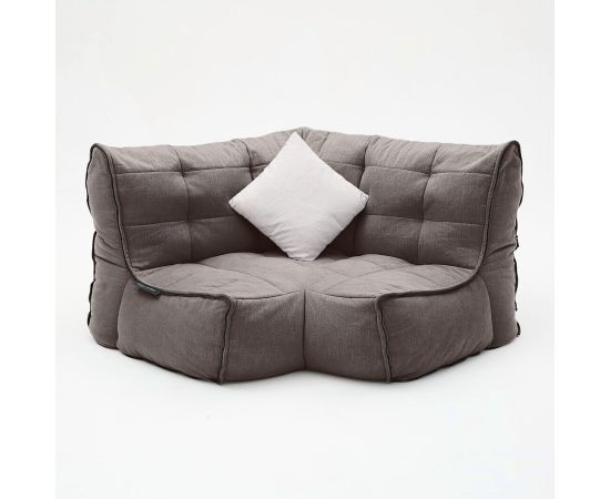 Соединящий угловой модуль Twin Modular Corner™ - Keystone Grey (светло-серый), Цвет: Hot Chocolate, Категория ткани: Шенилл, изображение 4