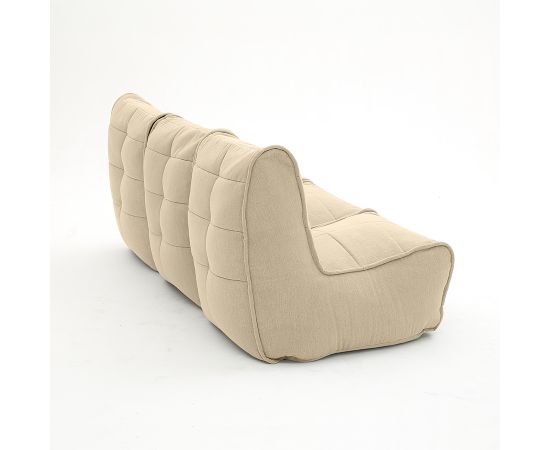 Бескаркасный модульный диван для троих Mod3 Movie Couch™ - Keystone Grey (светло-серый), Цвет: Eco Weave, Категория ткани: Шенилл, изображение 4