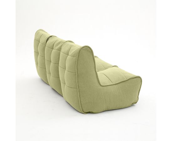 Бескаркасный модульный диван для троих Mod3 Movie Couch™ - Keystone Grey (светло-серый), Цвет: Lime Citrus, Категория ткани: Шенилл, изображение 4