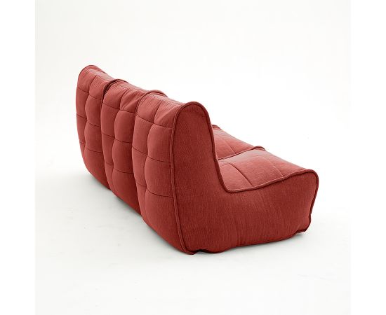 Бескаркасный модульный диван для троих Mod3 Movie Couch™ - Keystone Grey (светло-серый), Цвет: Wildberry Deluxe, Категория ткани: Шенилл, изображение 4