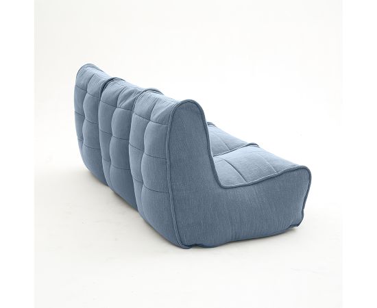 Бескаркасный модульный диван для троих Mod3 Movie Couch™ - Blue Jazz (синий шенилл), Цвет: Blue Jazz, Категория ткани: Шенилл, изображение 4