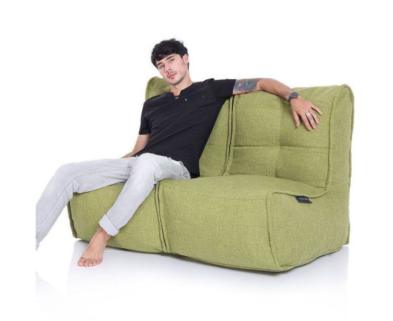 Бескаркасный двухместный диван Twin Couch™ - Lime Citrus (светло-зеленый), Цвет: Lime Citrus, Категория ткани: Sofa Weave