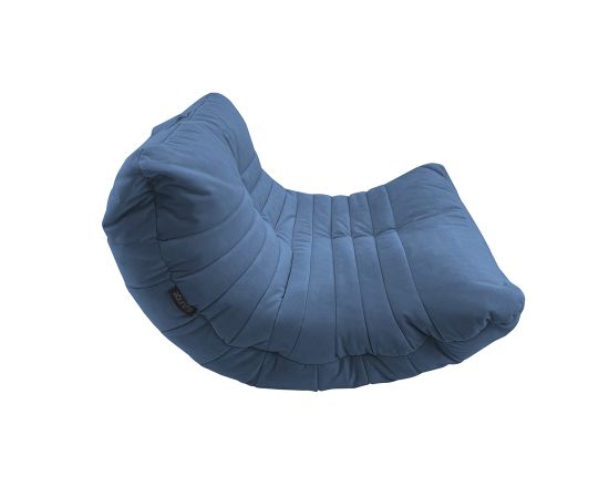 Бескаркасное кресло Acoustic Sofa Blue Jazz (синее) велюрБескаркасное кресло Acoustic Sofa Blue Jazz (синее) велюр