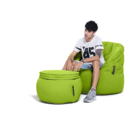 Комплект уличной мягкой мебели Butterfly Chaise - Limespa (зеленый), Цвет: Limespa, Категория ткани: Оксфорд, изображение 2