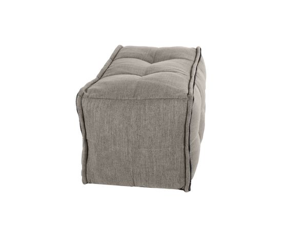 Модульная половинка оттоманки Twin Ottoman Middle Link - Keystone Grey (светло-серый), Цвет: Keystone Grey, Категория ткани: Шенилл, изображение 2