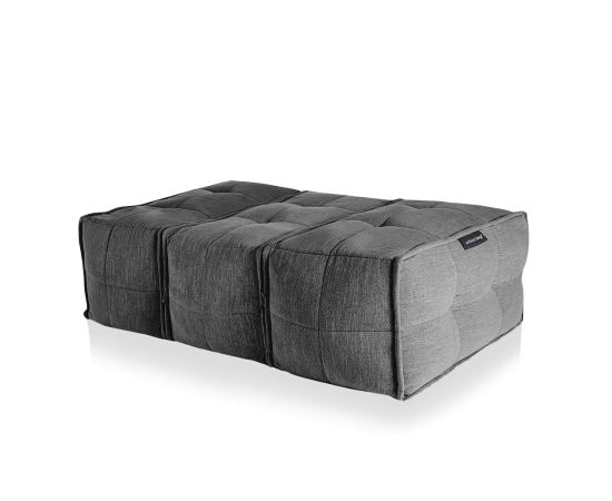 Тройная оттоманка Mod3 Ottoman Trio™ - Black Sapphire (черный), Цвет: Black Sapphire, Категория ткани: Шенилл, изображение 2