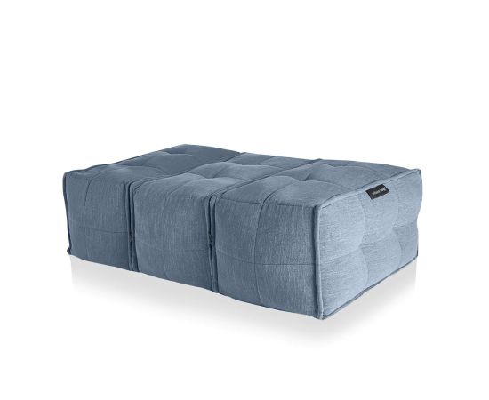 Тройная оттоманка Mod3 Ottoman Trio™ - Blue Jazz (синий), Цвет: Blue Jazz, Категория ткани: Шенилл, изображение 2