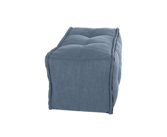 Модульная половинка оттоманки Twin Ottoman Middle Link - Blue Jazz (синий), Цвет: Blue Jazz, Категория ткани: Шенилл, изображение 2