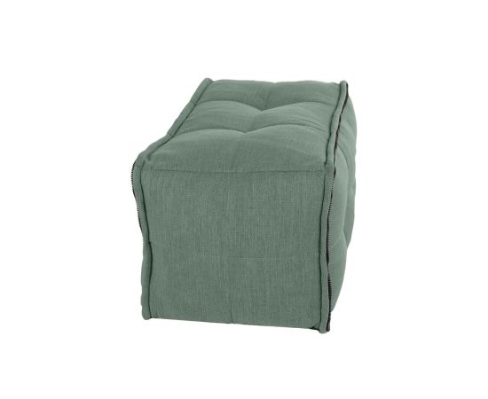 Модульная половинка оттоманки Twin Ottoman Middle Link - Pepper Mint (мятный), Цвет: Pepper Mint, Категория ткани: Шенилл, изображение 2