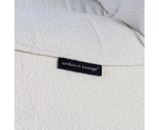 Бескаркасное анатомическое кресло Acoustic Sofa™ - Infinity White (Белый), Цвет: Infinity White, Категория ткани: Букле, изображение 5 от производителя ambient lounge Бескаркасное анатомическое кресло Acoustic Sofa™ - Infinity White (Белый), Цвет: Infinity White, Категория ткани: Букле, изображение 5