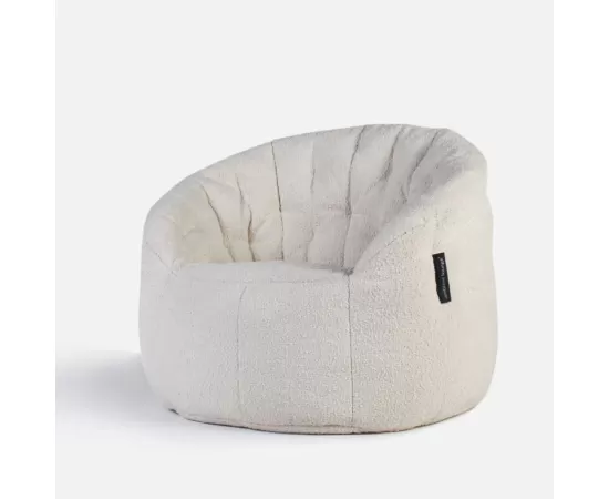 Дизайнерское кресло Butterfly Sofa™ - Infinity White (белый), Цвет: Infinity White, Категория ткани: Букле, изображение 2